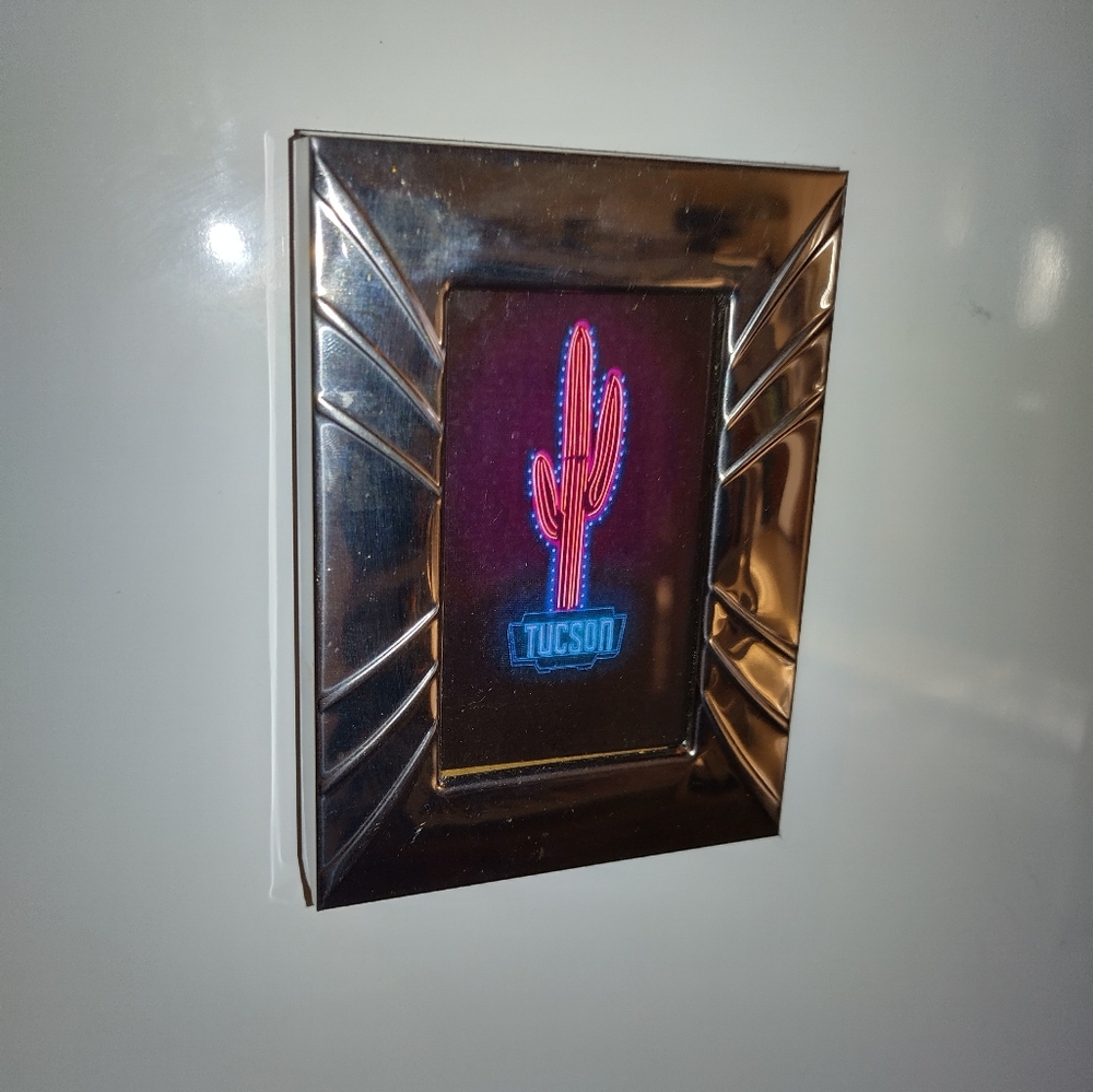Neon Tucson Cactus Fridge Magnet By Neon Nicho